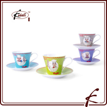 Nuevos Productos China Ceramic Tea Cup And Saucer Venta al por mayor